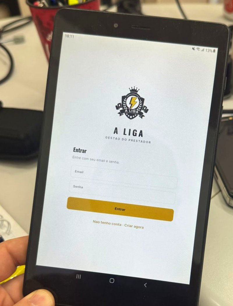 App da LIGA - Gestão do Prestador